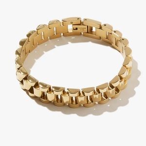 Ana Luisa Ora Chain Link Chunky Gold Bracelet